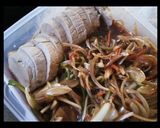 豚ﾋﾚ肉と野菜た～っぷりのｿｰｽ漬け作り方7写真