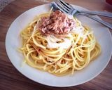 和風ツナマヨパスタ作り方5写真