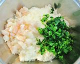 お花見弁当❀菜の花とエビの春色おにぎり❀作り方7写真