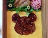 キャラ弁 くまのジャッキー オムライス作り方12写真