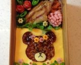 キャラ弁 くまのジャッキー オムライス作り方15写真