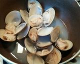 サクラとハマグリの和風パスタ作り方4写真