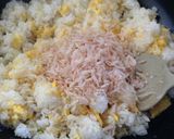 meiko風 小えびと卵と焦がし醤油炒飯作り方3写真