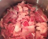 牛スジ肉と大根☆ダシダで作り方1写真