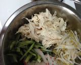 お酢でさっぱり簡単中華サラダ作り方1写真
