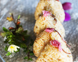 春飯◎ふきのとうとにんじんの桜おにぎり作り方3写真