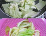 ✿春キャベツと明太子の春色パスタ✿作り方2写真