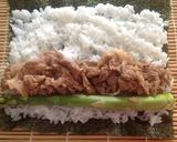 豚肉とアスパラの海苔巻き(太巻き)作り方3写真