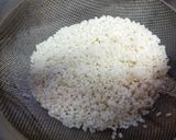 あさり缶DE炊き込み味噌おこわ作り方1写真