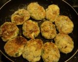 ヒジキたっぷり すりみ焼き作り方4写真