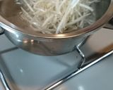 もやしの澄まし汁＊花麩入り作り方1写真