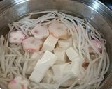 もやしの澄まし汁＊花麩入り作り方4写真