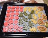 【コウモリと桜】型抜きクッキーアート作り方9写真