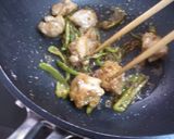 鶏肉とピーマンの粒マスタード炒め作り方4写真