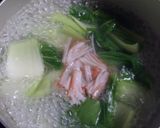 卵ふわふわ♡チンゲン菜の中華スープ作り方2写真