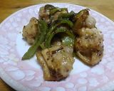 鶏肉とピーマンの粒マスタード炒め作り方5写真