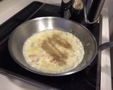 大盛り！生クリームと卵黄のカルボナーラ作り方11写真