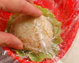 簡単 キャラ弁 ＊くまちゃんおにぎり作り方5写真