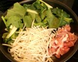 小松菜の彩り豚肉炒め☆作り方3写真