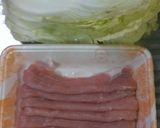 白菜のシンプル肉巻き♪作り方1写真
