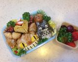 となりのトトロとねこバスのキャラ弁♪♪作り方8写真