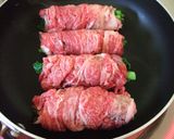菜の花の牛肉巻きで春のお浸し✿作り方4写真