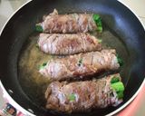 菜の花の牛肉巻きで春のお浸し✿作り方5写真