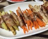 簡単！肉巻き野菜作り方5写真