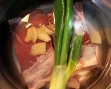 《圧力鍋で簡単》豚の角煮☆作り方1写真