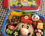 キャラ弁☆マリオ作り方1写真