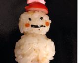 遠足お弁当☆簡単で可愛い雪だるまおにぎり作り方3写真