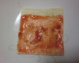 簡単✩ポップなくるりんサンドイッチ作り方2写真