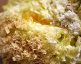 柔らかキャベツのライスピザ♬作り方1写真