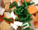 めっちゃ簡単‼︎厚揚げの甘味噌絡め☆作り方1写真