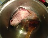 お箸で持てない！柔らか豚ロース肉の煮物作り方1写真