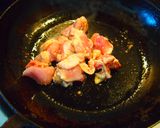 チキンときのこの和風パスタ作り方4写真