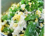 Wチーズでコク旨♡菜の花の和風マヨ和え作り方5写真
