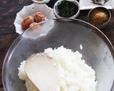 春◎ふきのとうと潤い茶葉の混ぜご飯作り方1写真