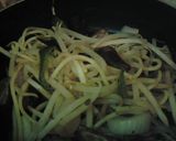 ゴボウのパスタ　半熟たまご添え作り方4写真