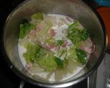 白菜の和風ミルク煮作り方6写真