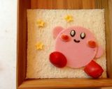キャラ弁 星のカービィ サンドイッチ弁当作り方11写真