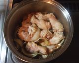 鶏手羽と夏野菜の黒酢煮作り方4写真