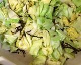 春キャベのツナ昆布炒め作り方4写真
