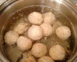 アスパラとチーズインおからボールのスープ作り方5写真