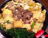 手作り焼豆腐が主役のすき焼き作り方4写真