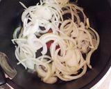 玉ねぎとカボチャのお味噌汁★作り方1写真