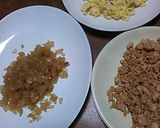 鳥挽き肉と玉ねぎの三種甘辛丼♪作り方1写真