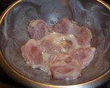 うちの夕飯　鶏むね焼き肉丼作り方1写真