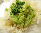 春キャベツと菜の花のコロッケ作り方3写真