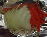 ♡野菜と鮭のホイル蒸し♡作り方3写真